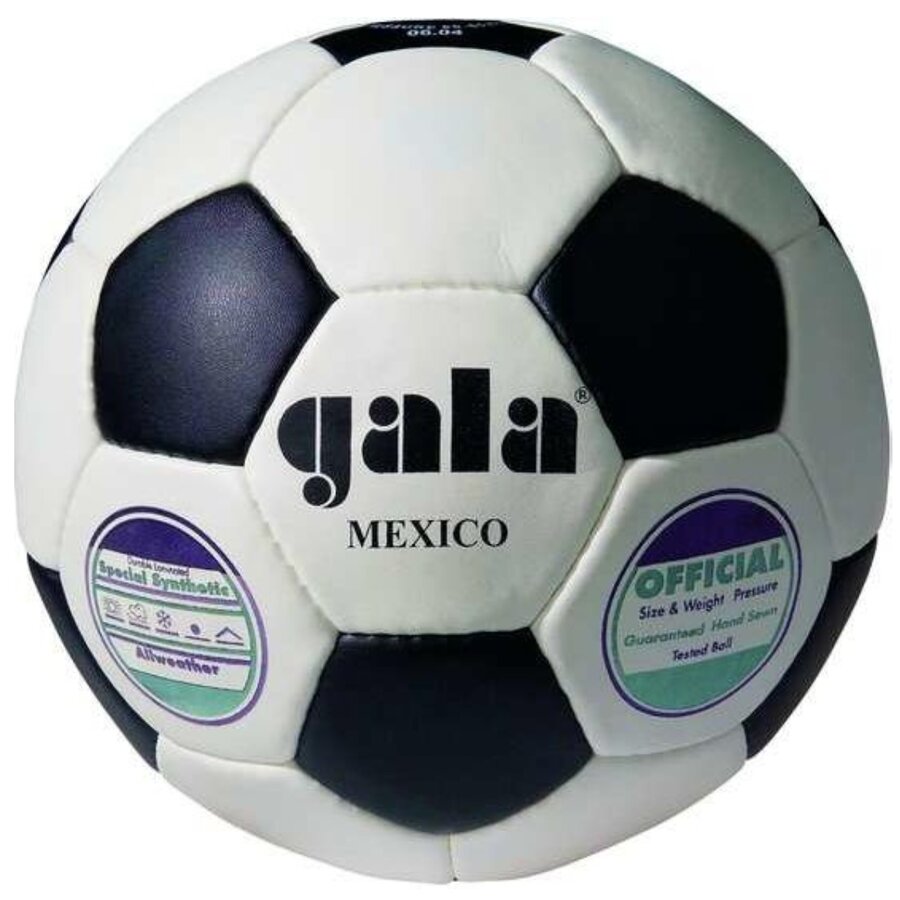 Bílo-černý fotbalový míč Gala - velikost 5