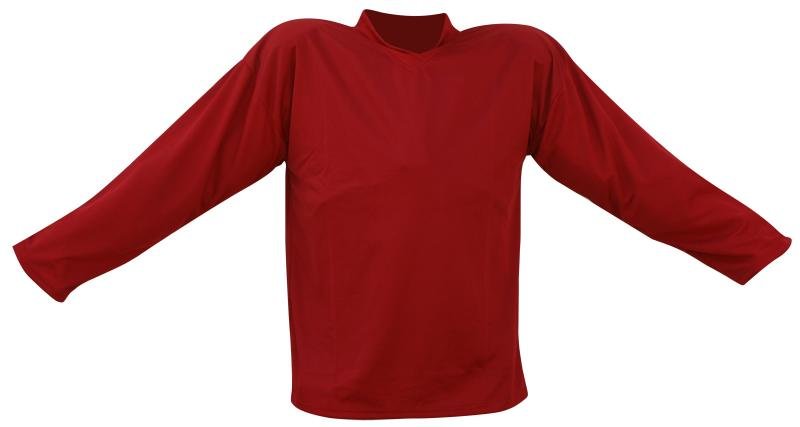 Červený hokejový dres - velikost M