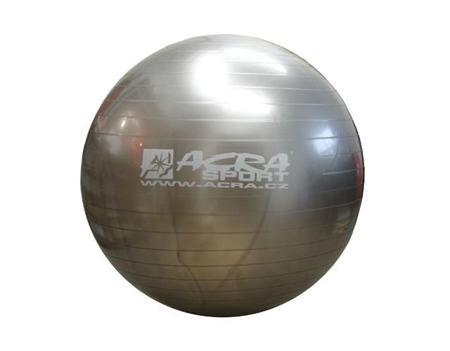 Šedý gymnastický míč CorbySport - průměr 55  cm