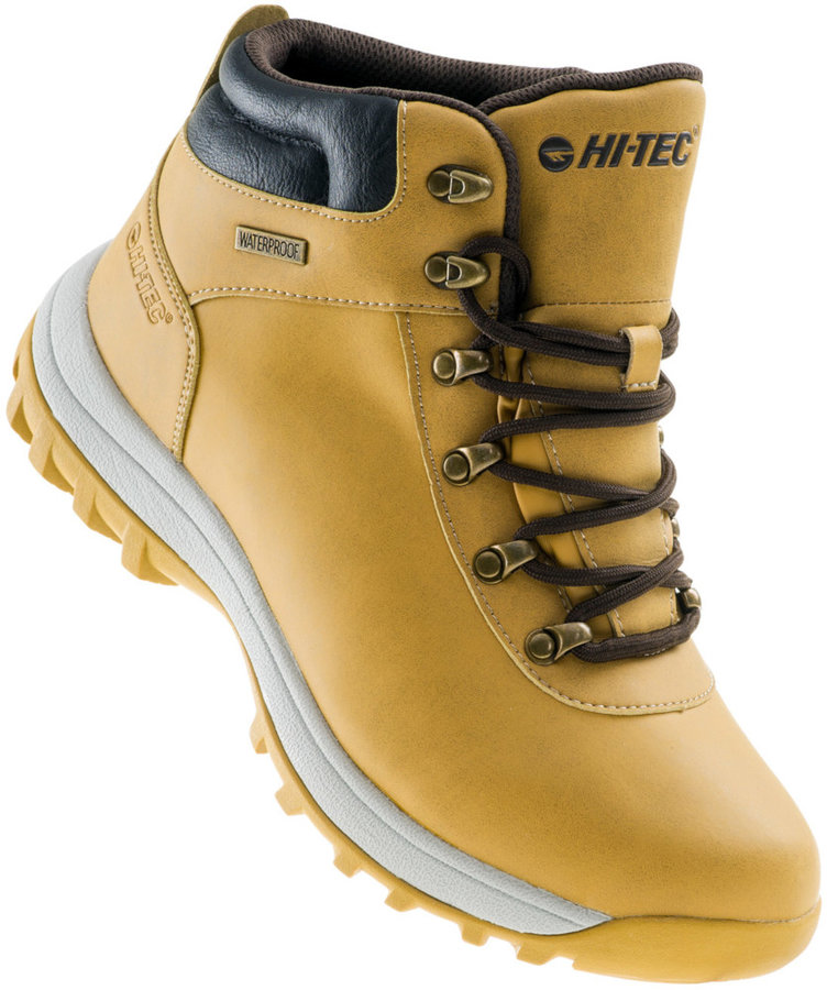 Žluté pánské trekové boty Hi-Tec