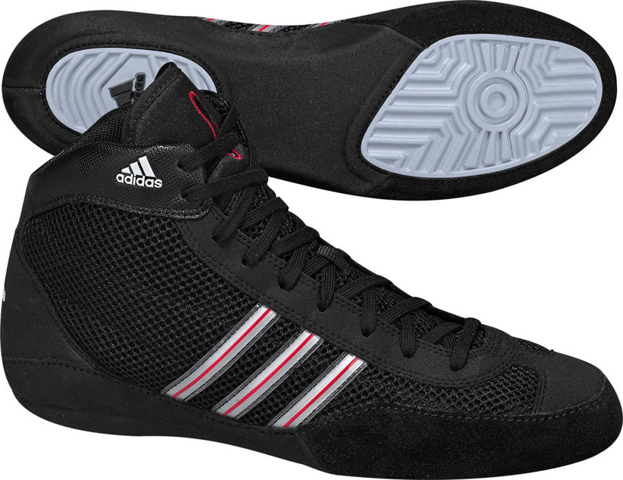 Černé zápasnické boty Combat Speed III, Adidas - velikost 46 EU