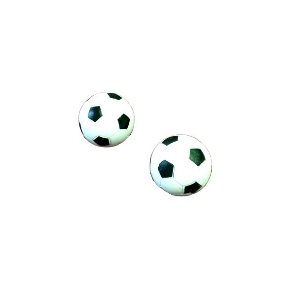 Bílo-černý plastový míček na stolní fotbal SPARTAN SPORT - průměr 33 mm - 2 ks