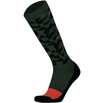 Zelené lyžařské ponožky Mons Royale