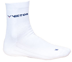 Bílé vysoké pánské tenisové ponožky  Victor - velikost 36-42 EU