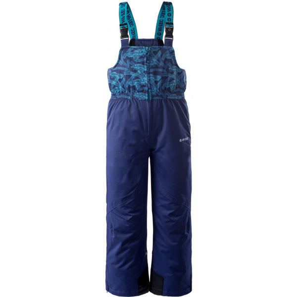 Modré dětské lyžařské kalhoty Hi-Tec - velikost 122