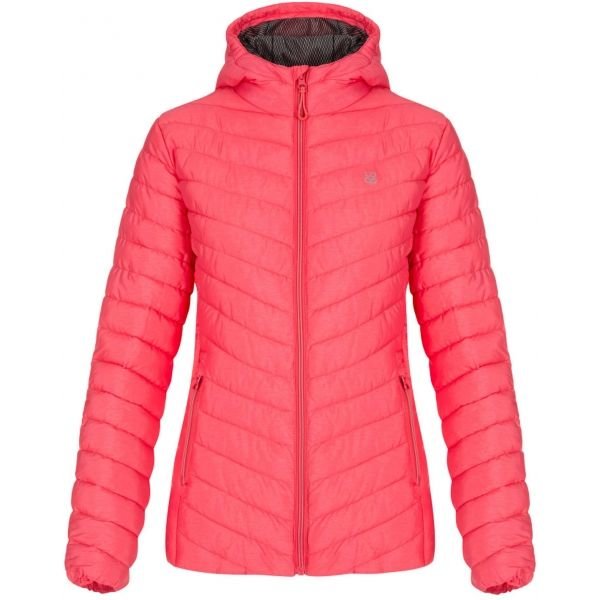 Růžová zimní dámská bunda Loap - velikost XS
