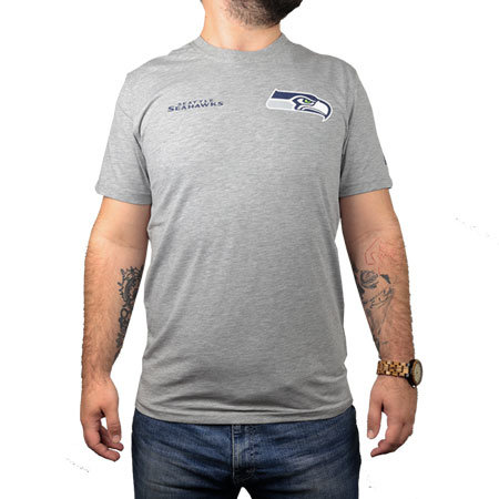 Šedé pánské tričko s krátkým rukávem "Seattle Seahawks", New Era