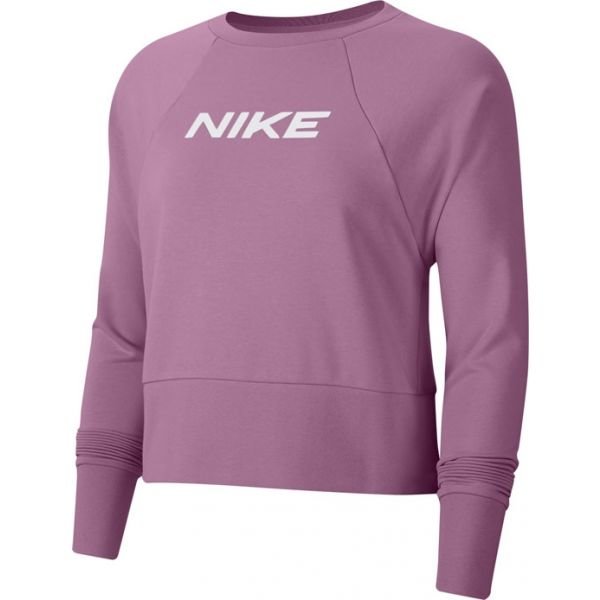Růžová dámská mikina bez kapuce Nike - velikost L