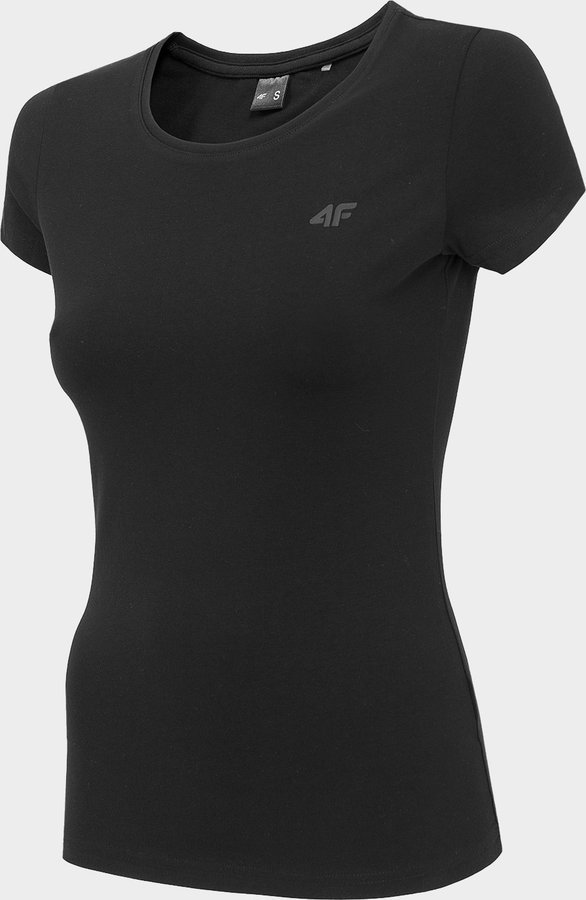 Černé dámské tričko s krátkým rukávem 4F
