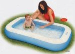 Dětský nafukovací nadzemní obdélníkový bazén INTEX - objem 102 l, délka 166 cm a šířka 100 cm