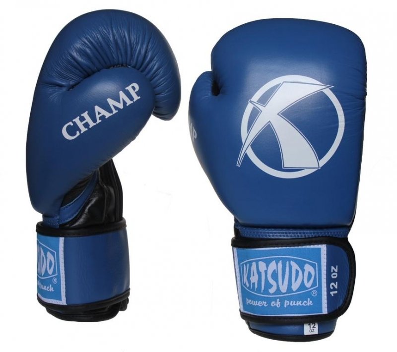 Modré boxerské rukavice Katsudo