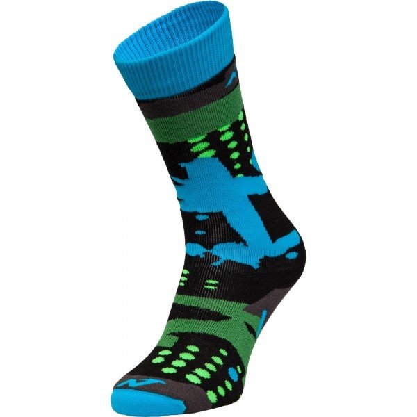 Černo-modré chlapecké lyžařské ponožky Nordica - velikost 27-30 EU
