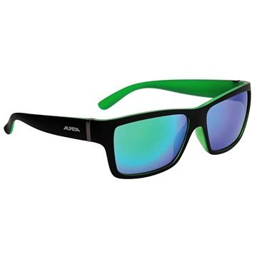 Černo-zelené cyklistické brýle Alpina