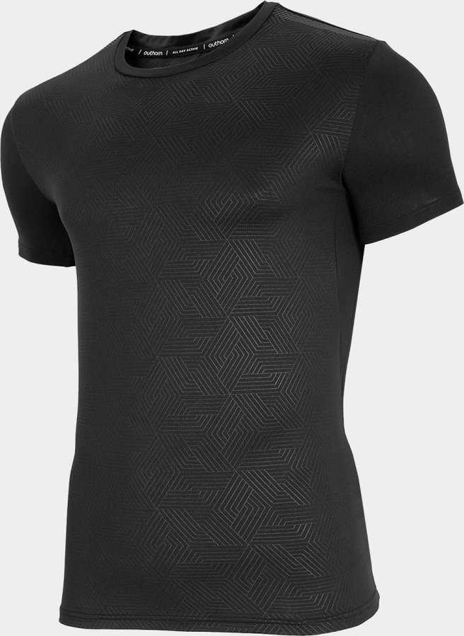 Černé pánské funkční tričko s krátkým rukávem Outhorn - velikost XXL
