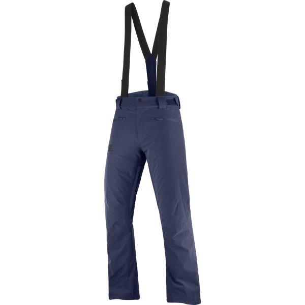 Modré pánské lyžařské kalhoty Salomon