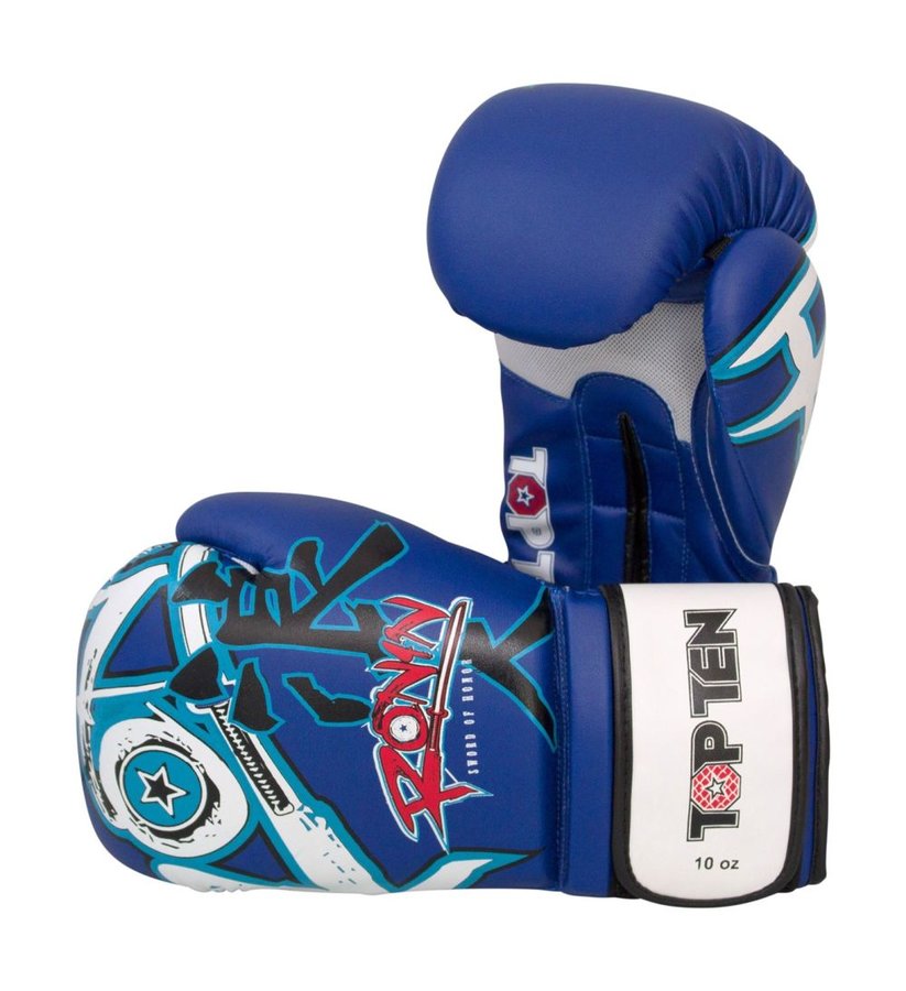 Modré boxerské rukavice Top Ten - velikost 10 oz