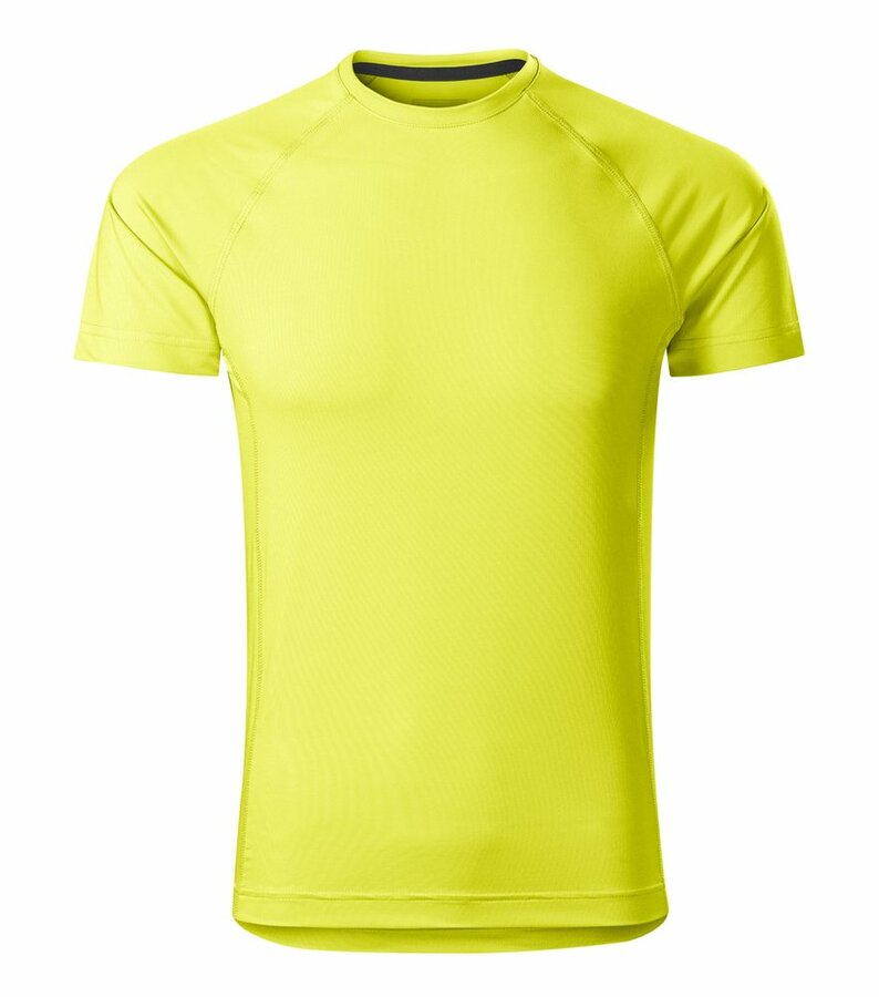 Žluté pánské tričko s krátkým rukávem Adler - velikost S