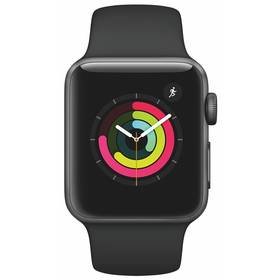 Černé chytré hodinky Watch Series 3 GPS, Apple