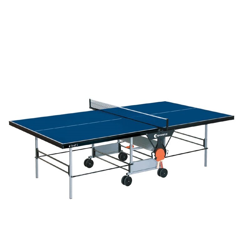Modrý vnitřní stůl na stolní tenis S3-47i, Sponeta