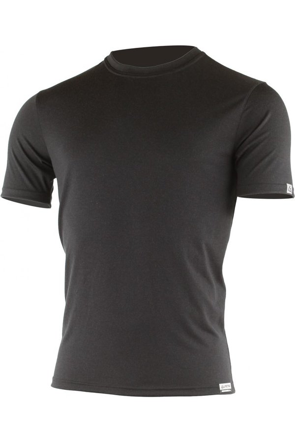 Černé pánské tričko s krátkým rukávem Lasting - velikost M
