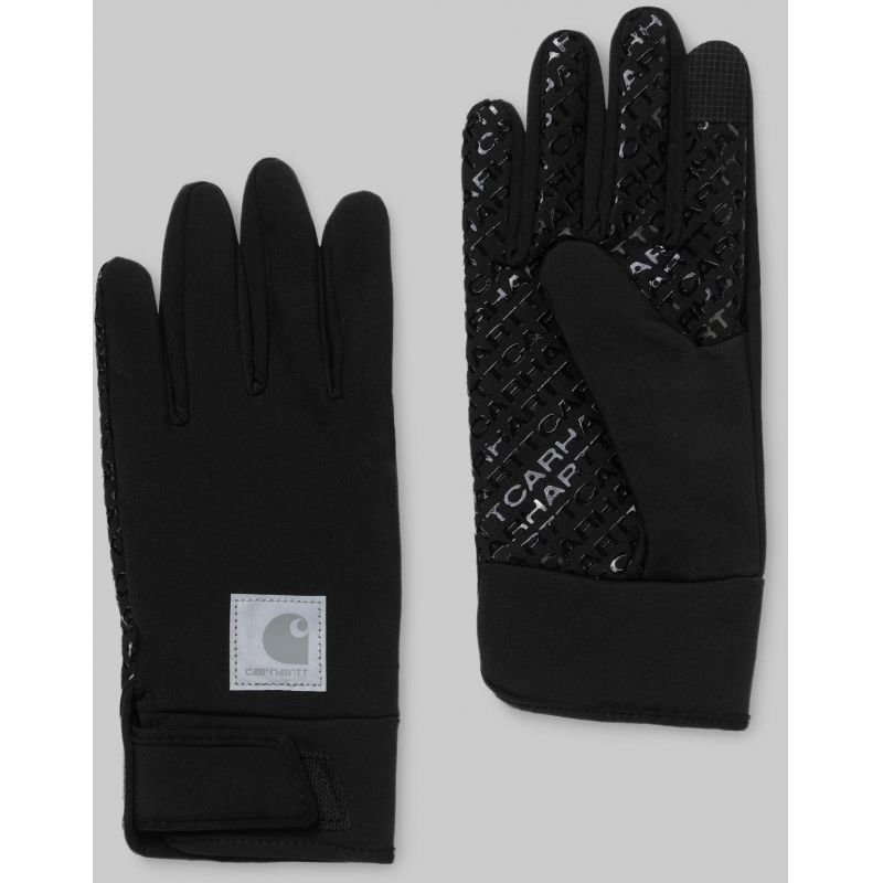 Černé zimní rukavice Carhartt WIP - velikost L-XL