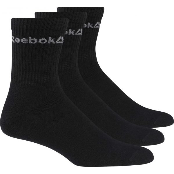 Ponožky - Reebok ACT CORE CREW SOCK 3P černá 43 - 46 - Unisex ponožky