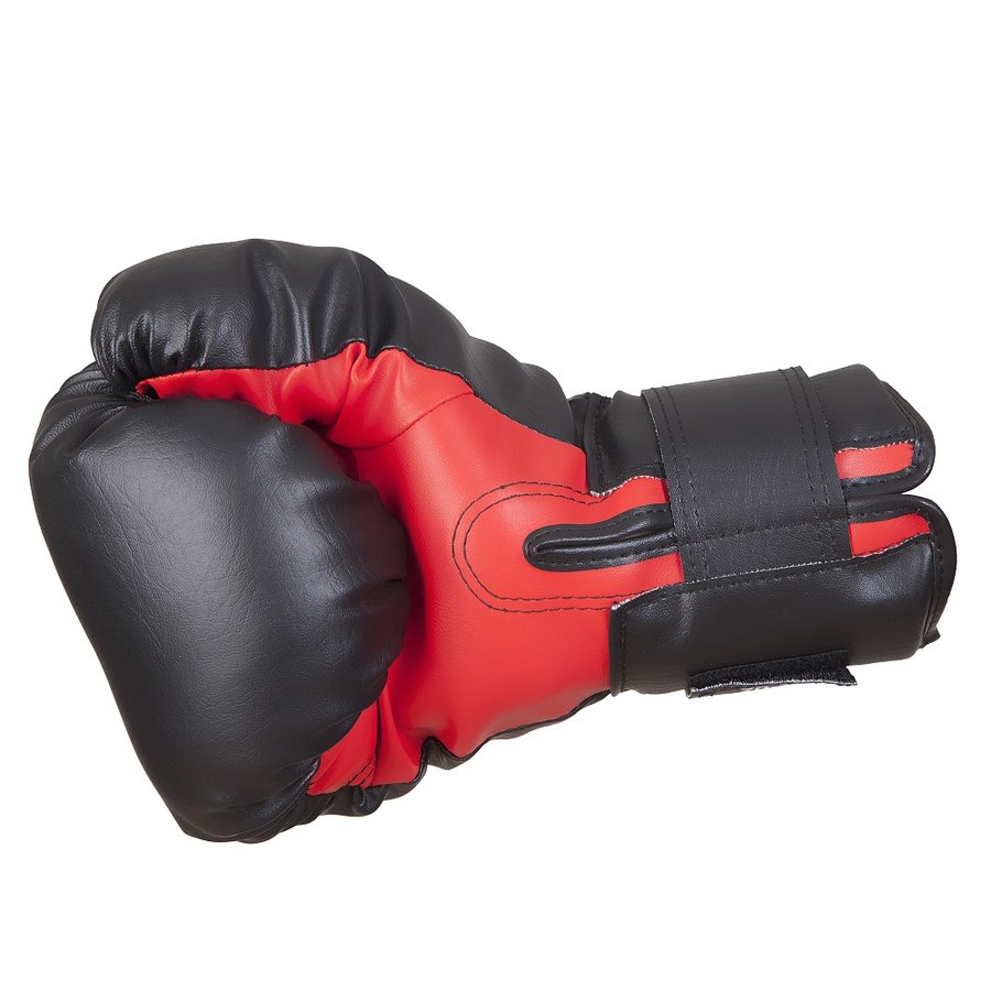 Černo-červené boxerské rukavice Shindo