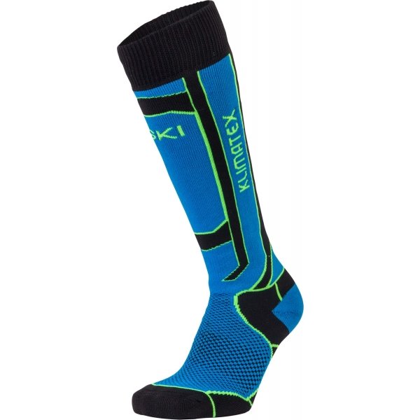 Modré dívčí lyžařské ponožky Klimatex