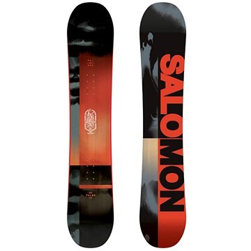 Černo-červený snowboard bez vázání Salomon - délka 149 cm
