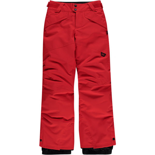 Červené chlapecké snowboardové kalhoty O'Neill