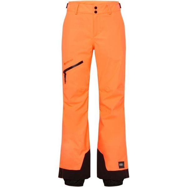 Oranžové dámské lyžařské kalhoty O'Neill - velikost XS