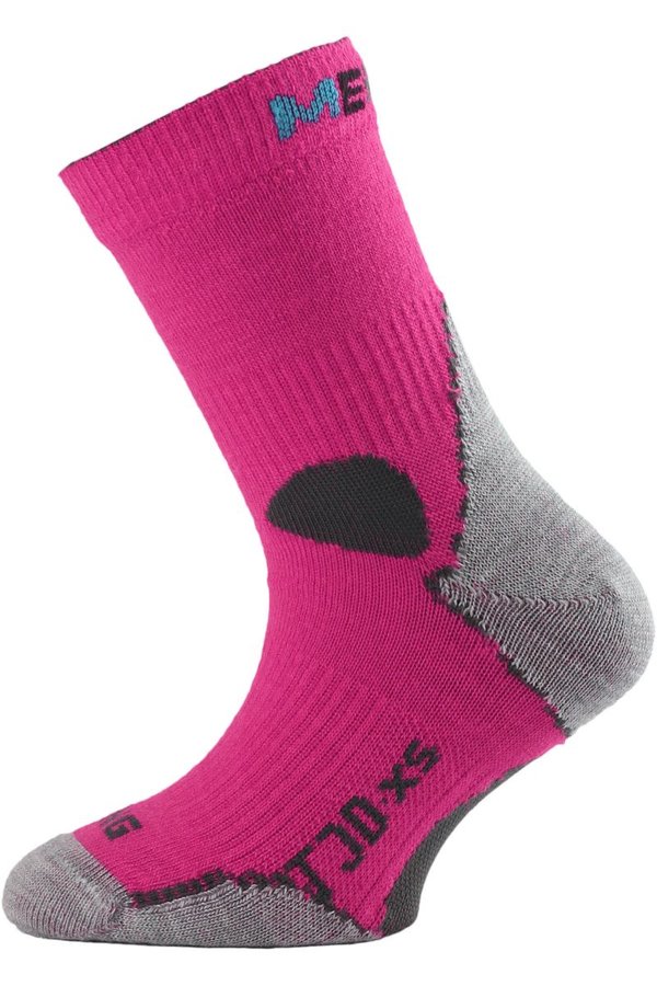 Růžovo-šedé dívčí trekové ponožky Lasting