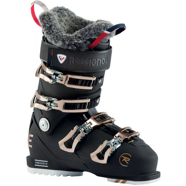 Černé dámské lyžařské boty Rossignol - velikost vnitřní stélky 26 cm