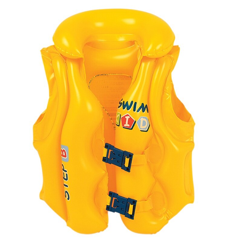 Žlutá dětská nafukovací plavecká vesta Master Pool - velikost 3-6 let