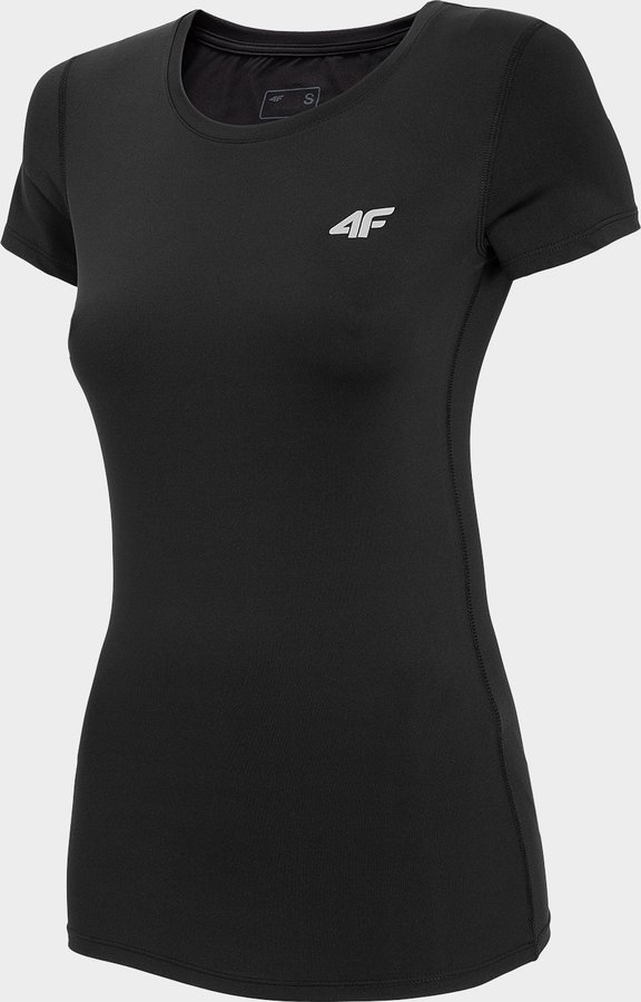 Černé dámské funkční tričko s krátkým rukávem 4F