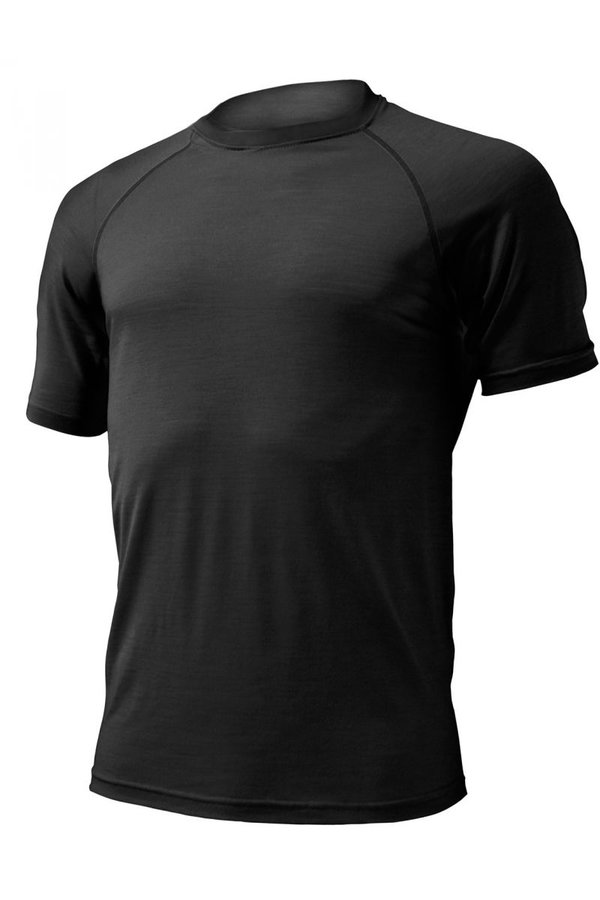 Černé pánské tričko s krátkým rukávem Lasting - velikost S