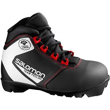 Černé dětské boty na běžky Salomon - velikost 36 2/3 EU
