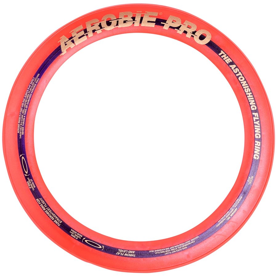 Oranžový plastový létající kruh Aerobie - průměr 33 cm