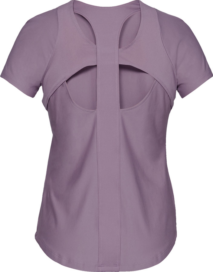 Fialové dámské tričko s krátkým rukávem Under Armour - velikost S