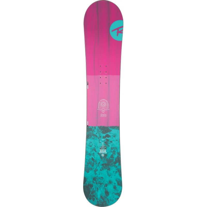 Růžový snowboard bez vázání Rossignol - délka 142 cm