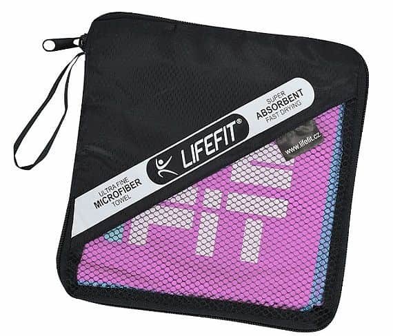 Ručník - LIFEFIT rychleschnoucí ručník z mikrovlákna 105x175cm, růžový