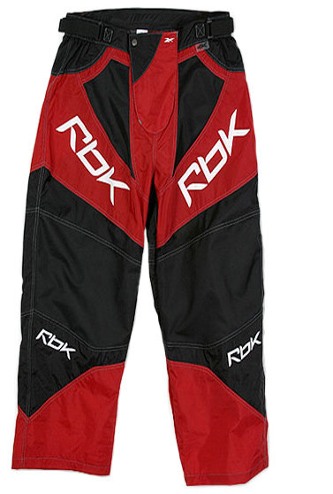 Kalhoty na in-line hokej - In-line kalhoty Reebok 4K Senior BLK/RED Velikost: M