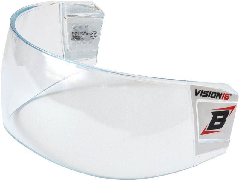 Plexi na hokejovou helmu - Plexi Bosport Vision16 Pro B2 čirá (průhledná)