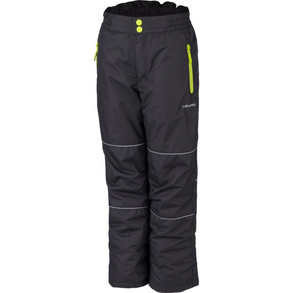 Černé dětské lyžařské kalhoty Lewro - velikost 140-146