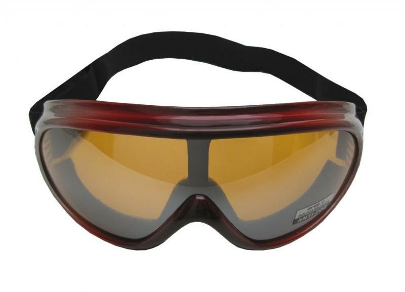 Červené lyžařské brýle Cortini