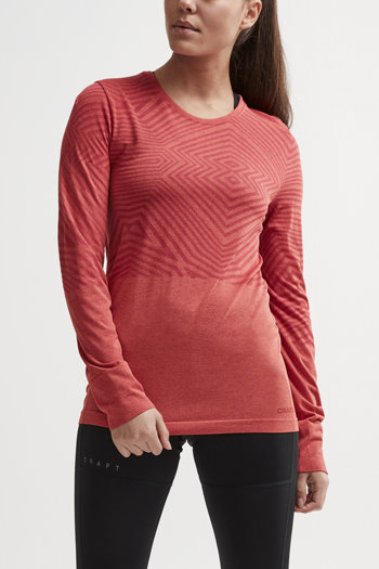 Růžové dámské tričko s dlouhým rukávem Craft - velikost XS