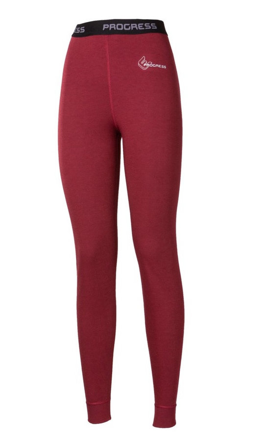 Červené dámské funkční kalhoty Progress - velikost L