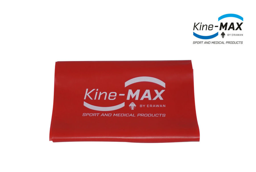 Posilovací guma - Kine-Max Resistance Band Level 2 - červená - červená