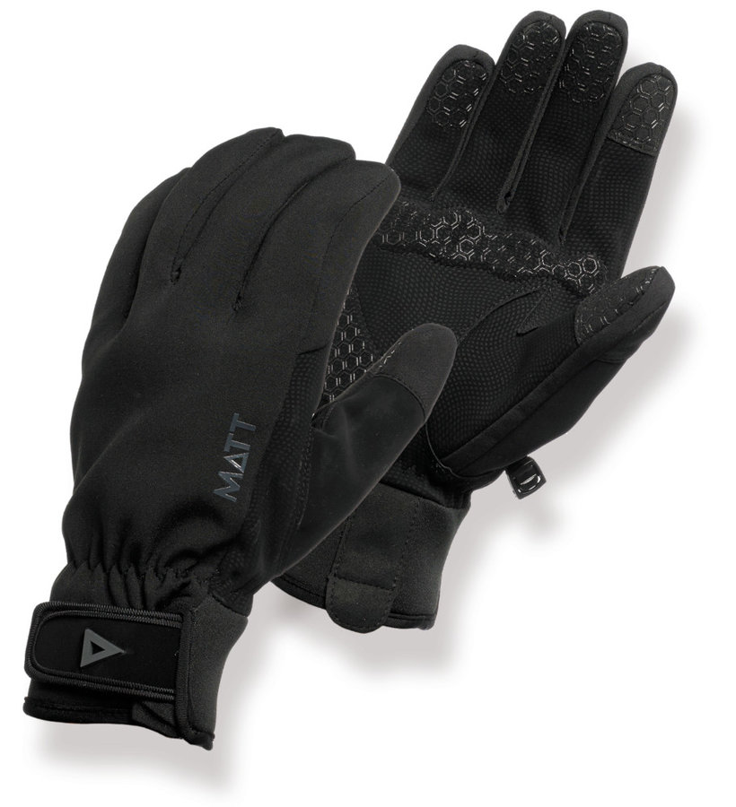 Černé dámské zimní rukavice Matt
