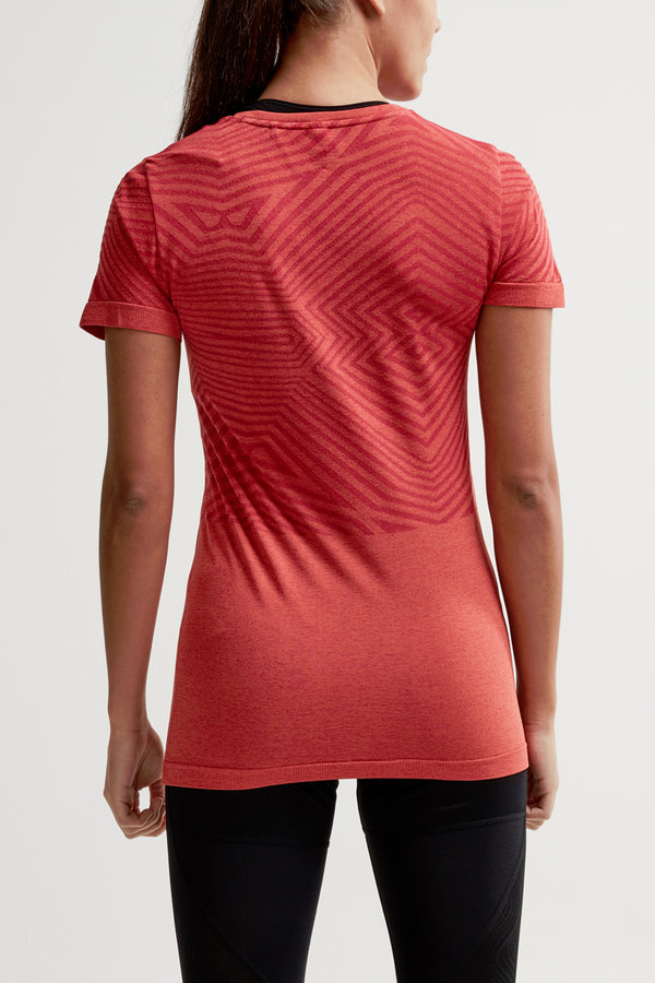 Červené dámské tričko s krátkým rukávem Craft - velikost M